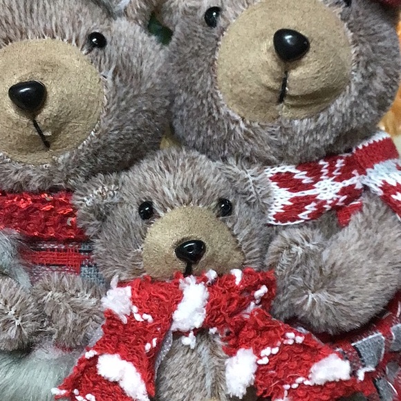 COPY - COPY - CHRISTMAS BEAR FAMILY❤️❤️NEW❤️9”tall❤️ - Picture 2 of 4